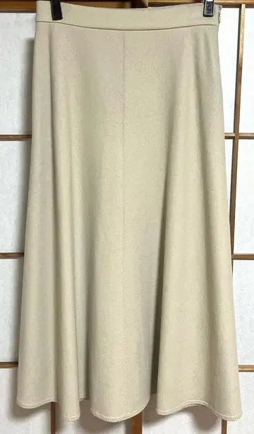 UNTITLED 언타이틀 여성용 울 플레어 스커트