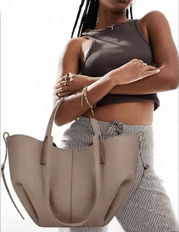 베이지 토프 토트백 대용량