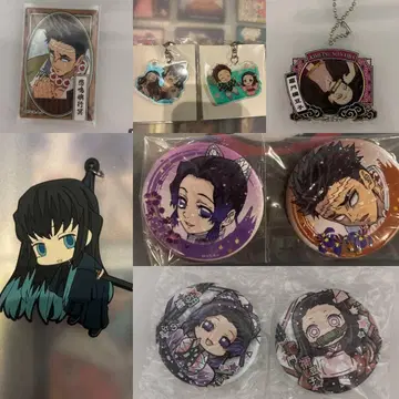 귀멸의 칼날 아크릴 키링 & 캔뱃지 세트 묶음 판매