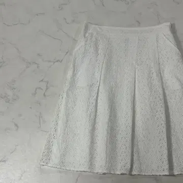 하나에 모리 빅 사이즈 절개 원톤 무릎 기장 스커트 42