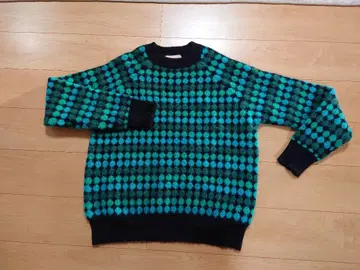 PLAN C 도트 무늬 긴팔 니트 사이즈 40