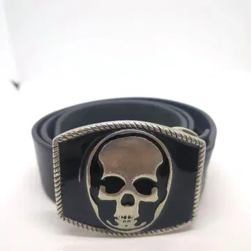 루시안 펠라피네 스컬 버클 벨트 블랙 블랙