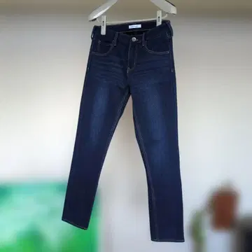 BACK NUMBER 인디고 속기모 스트레이트 데님 새상품급