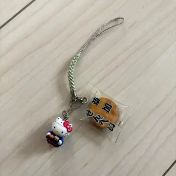 지역 한정 키티 스트랩 사이타마 한정 소카 센베이 끈