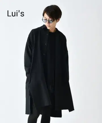 새상품급 Lui's 사이드 슬릿 빅 실루엣 셔츠 코트