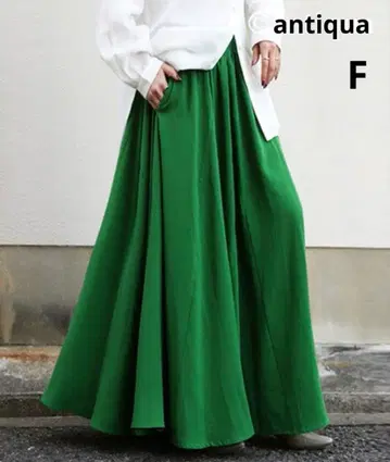 [ antiqua ] patterntorso A라인 플레어 스커트