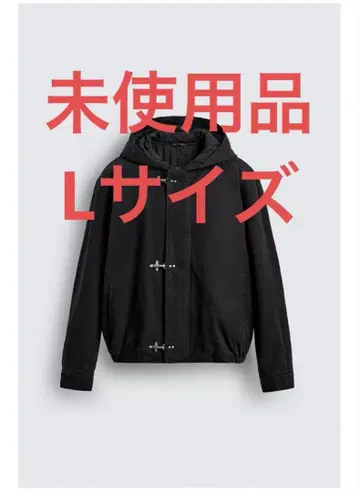 [ 완판템 L 사이즈 ] ZARA 후디드 토글 버튼 자켓 파이어맨
