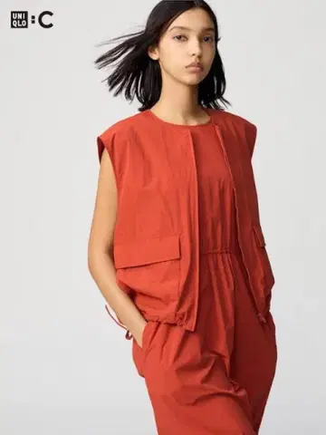 유니클로 UNIQLO:C Women 풀 집업 베스트 L