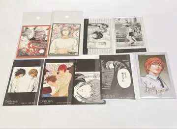 데스노트 야가미 라이토 L 스티커 카드