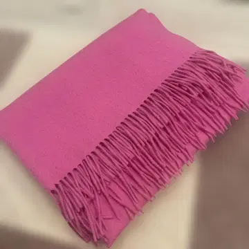 mai 캐시미어 100% 스톨 대형 핫 핑크