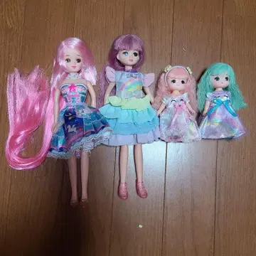 컬러풀 리카짱 리셋 세트 4개