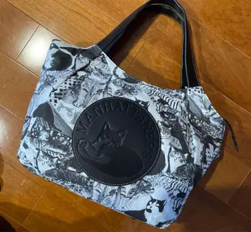 맨해트너즈 2WAY 토트백 문 블랙