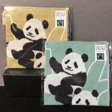 샤오샤오 레이레이 코튼 타월 2개 우에노 동물원 팬더