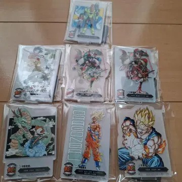 제일복권 드래곤볼 40th 그 두 번째 F상 ACCLECT 7점 세트