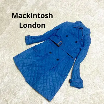 새상품급 매킨토시 런던 트렌치코트 38 사이즈 네이비