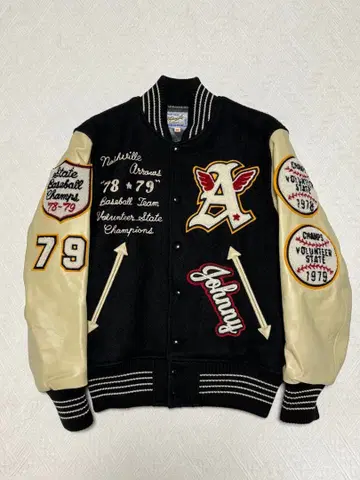 17aw 토요 Whitesville 바시티 자켓