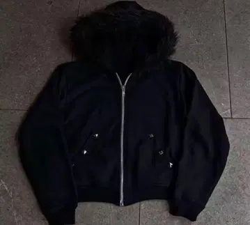 퍼 지퍼 후드티 크롭 기장 archive opium core 해외 스트릿