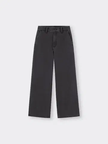 지유 웜 와이드 청바지 M