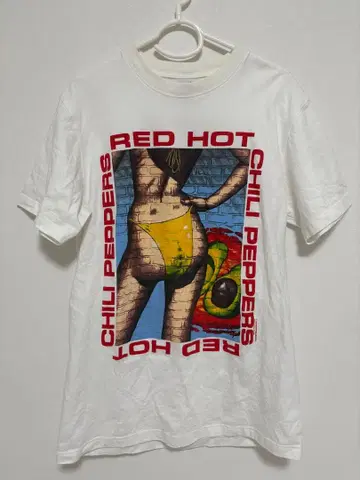 90s 레드 핫 칠리 페퍼스 렛치리 RHCP 티셔츠 밴드