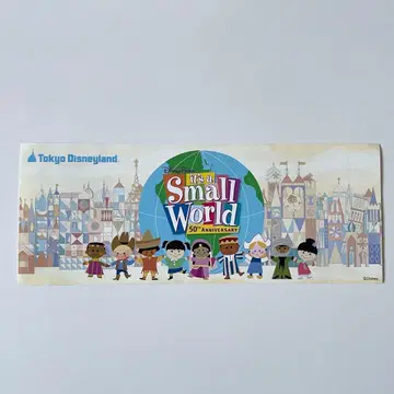 도쿄 디즈니랜드 잇츠 어 스몰 월드 50주년 기념 배포품
