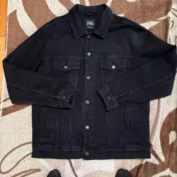 ZARA 블랙 데님 자켓