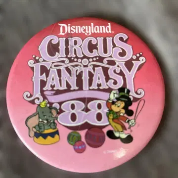 디즈니랜드 서커스 판타지 88 캔뱃지