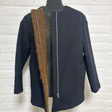 이에나 IENA 노카라 자켓 알파카 혼합 새상품급 중고 36