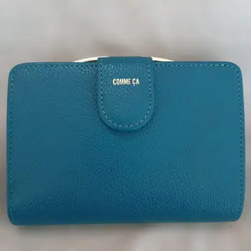 COMME CA 접이식 지갑 블루 미사용
