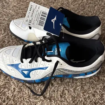 61GB181227 25.5cm 미즈노 테니스 신발 화이트