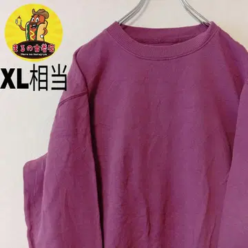 USA 구제 의류 맨투맨 XL 상당 핑크