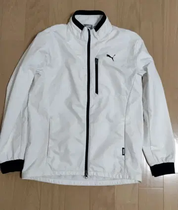 PUMA 화이트 골프 자켓 M 사이즈