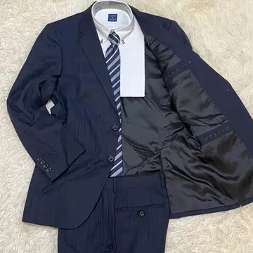 새상품급 RUCKEN BACCHAR 셋업 네이비 스트라이프 L