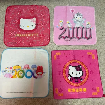 헬로키티 핸드 타월 손수건 타월 헤이세이 레트로 산리오