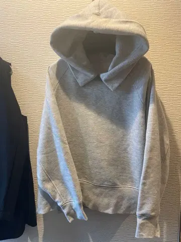 CLOVE 카라 부착 후드 맨투맨