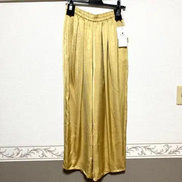 부기우기 골드 와이드 팬츠