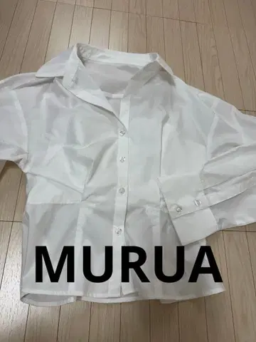 허리밴딩 화이트 긴팔 셔츠