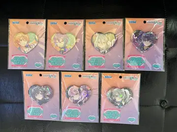 프로세카 반짝이는 빅 하트형 캔뱃지 '뮤직 비디오' Vol.2