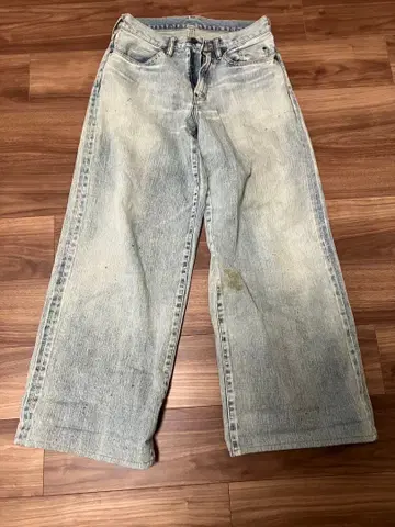 SUGARHILL 페이드 모던 데님 트라우저 30