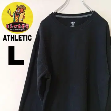 USA 구제 의류 ATHLETIC 맨투맨 L 블랙