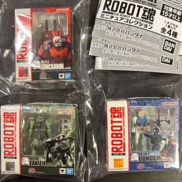 기동전사 건담 ROBOT혼 미니어처 컬렉션 3종 세트