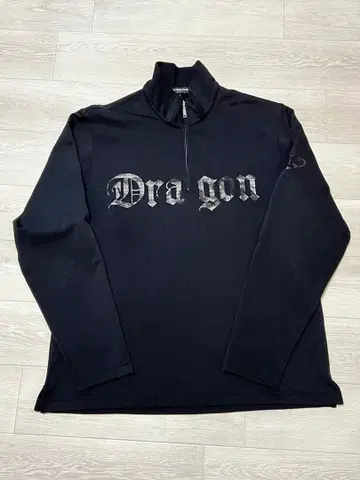 댄스 위드 드래곤 긴팔 하프 집업 4(XL) 블랙