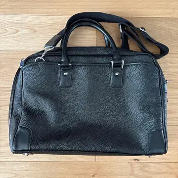 GUIONNET 2way 비즈니스 백 블랙 남성용 브리프 케이스 소가죽?