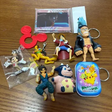 원피스 디즈니 포켓몬 드래곤볼 피규어 등 8점 세트