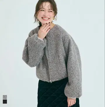 coca 워셔블 컬리 블루종 L