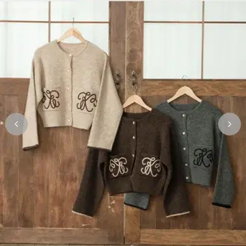 시마무라 yumi 자수 가디건 M 사이즈 새상품