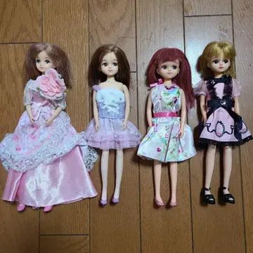 리카짱 인형 4체 세트