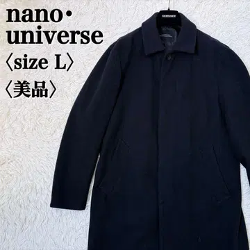 새상품급 나노 유니버스 스텐카라 코트 L 비즈니스 네이비