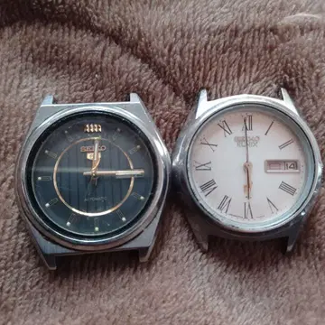 세이코 자동 와인딩 시계 2개 세트 베젤만