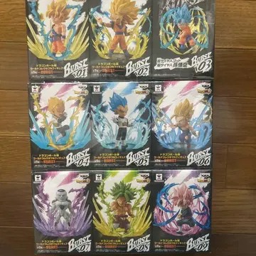 드래곤볼 초 월드 컬렉터블 피규어 BURST 전 9종