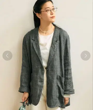 피그런던 LINEN TWEED jacket